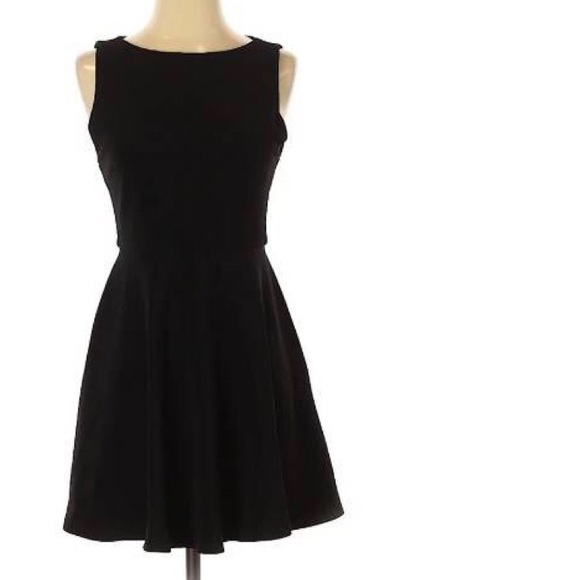 Alice + Olivia Dresses & Skirts - Alice + Olivia Black Fit & Flare Mini Party Dress